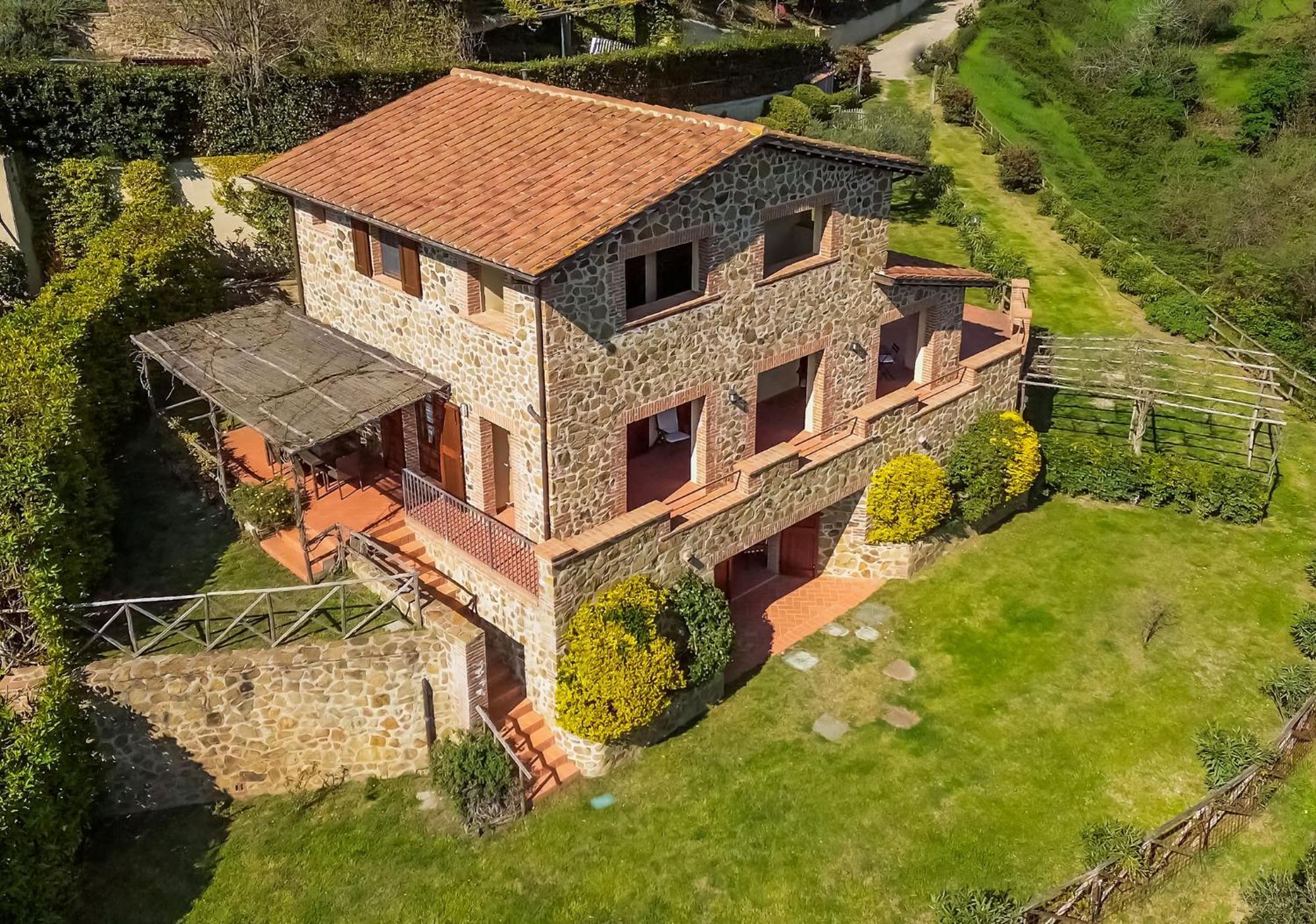 Home With A View In Scansano, Tuscany Dış mekan fotoğraf